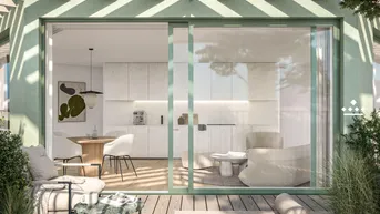 Expose UP IN THE SKY: Modern Apartment mit umliegender Terrasse in begehrter Lage