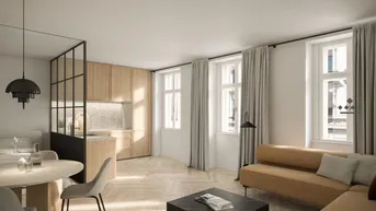 Expose The Studio: Kompaktes Erstbezugsapartment mit smartem Grundriss!