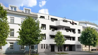 Expose Ruhige 2-Zimmer-Wohnung im Zentrum, innenhofseitiger Balkon
