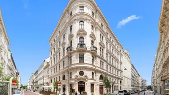 Expose Herrschaftlicher Altbau mit Balkon in Toplage nahe Karlskirche