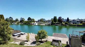 Expose Wohnen am Wasser! Saniertes Einfamilienhaus auf Pachtgrund am schönen Donau-Oder Kanal