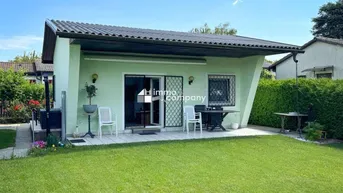 Expose Bungalow-Oase in NÖ: 2 Zimmer, Garten, Terrasse &amp; Sauna für nur 210.000 €!