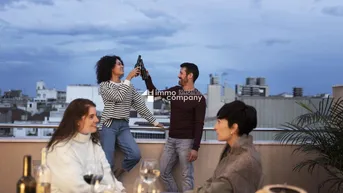 Expose Die Freiheit nehm ich mir ! Schöne Momente genießen auf 74m2 Dachterrasse Ausrichtung N + O + S + W