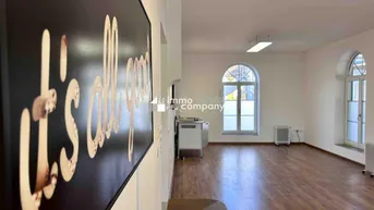 Expose Kleines Büro, große Wirkung – Arbeiten, wo Ideen wachsen: 40m2 für Praxis I Studio I Büro mit Terrasse &amp; Parkplätze in Bergheim zu vermieten