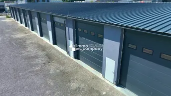 Expose Neuwertige XXL-Lagerhallen ab 137m² bis 1.658m² in Unterwaltersdorf zu vermieten! 8,00€/m²