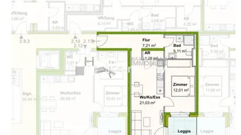Expose Neuwertige 2-Zimmer-Wohnung mit Loggia &amp; Garage in Kalsdorf bei Graz!