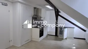 Expose Charmante 1-Zimmer-Dachgeschosswohnung mit Einbauküche in Wildon