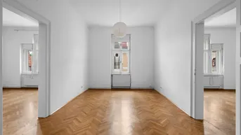 Expose * Schillerplatz: Top 3 Zimmer Altbau - großzügig geschnitten und mit Balkon ins Grüne *