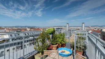 Expose NEUER PREIS: PERFEKTER BLICK ÜBER WIEN - GEMÜTLICHE 6 ZIMMER DACHGESCHOSSWOHNUNG AUF ZWEI EBENEN mit schöner DACHTERRASSE