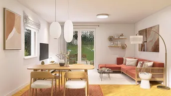 Expose GEMÜTLICH, MODERN, ENERGIEEFFIZIENT: Fünf 2 Zimmer- Mietwohnungen mit Außenflächen warten auf Sie!