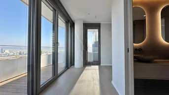 Expose DANUBEFLATS. seltene und exklusive Eckwohnung mit zwei Terrassen im 24. Stockwerk