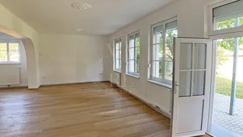 Expose Neubauwohnung mit großer Gartenterrasse und Gartenbenützung, Grünruhelage