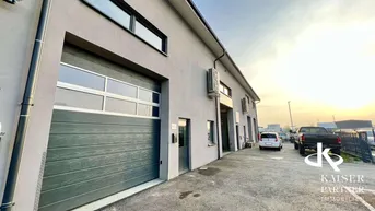 Expose Moderne Halle mit Büro, 111m², Werkstatt möglich!