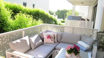 Expose Zauberhafte 60 m² Terrassenwohnung mit kleinem Garten - Baujahr 2021 - inkl. Tiefgaragenplatz