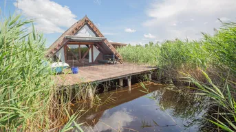 Expose Sonnige und gepflegte Seehütte mit Landzugang in der Romantika I