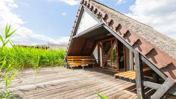 Expose Klimatisierte Seehütte mit Landzugang in der Romantika II