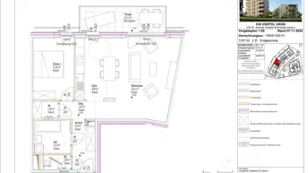 Expose ERSTBEZUG 2-Zimmer-Wohnung mit Terrasse und Garten, Top 3