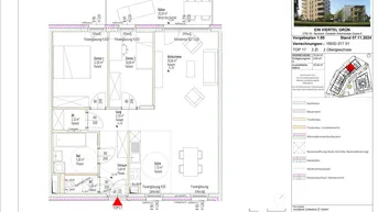 Expose ERSTBEZUG! 3-Zimmer-Wohnung mit Balkon, Top 17