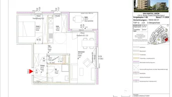 Expose ERSTBEZUG! 2-Zimmer-Wohnung mit Balkon, Top 12
