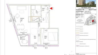 Expose ERSTBEZUG! 2-Zimmer-Wohnung mit Balkon, Top 14