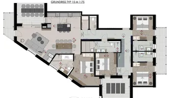 Expose Urlaubsgenuss in Zell am See / Schüttdorf - Luxuriöses Penthouse Apartment, fußläufig zum Skilift
