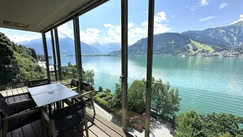 Expose 5700 Zell am See / Thumersbach: Investment mit Eigennutzung; 3 Zimmer-Wohnung mit Seeblick-Weitblick, vollmöbliert, Sauna, Tiefgaragenstellplatz