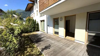 Expose 5710 Kaprun: ab SOFORT ; 43m² Mietwohnung mit kleinem Garten, Tiefgarage,Stellplatz, Bad mit Dusche, zentral !