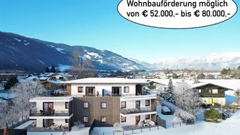 Expose "Green Base" - Wohnen im Grünen, Neubau 2-Zimmerwohnung, großer Balkon, ausgezeichnete Lage in Maishofen, Wohnbauförderung mögl.