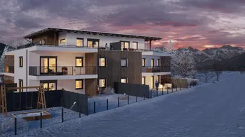 Expose "Green Base" - Wohnen im Grünen, Neubau 2-Zimmerwohnung, großer Balkon, ausgezeichnete Lage in Maishofen