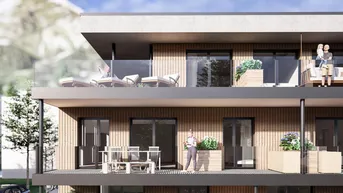 Expose Im Bau: Neubau 2 Zimmer Terrassenwohnung