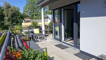 Expose Stylische 3-ZI-Maisonette in modernem Wohnhaus mit Top-Ausstattung &amp; riesiger Dachterrasse!
