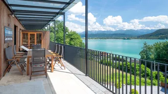 Expose Krumpendorf am Wörthersee: Moderne Penthouse Wohnung mit Pool und Seeblick | Krumpendorf - Wörthersee: Modern penthouse apartment with pool and lake view
