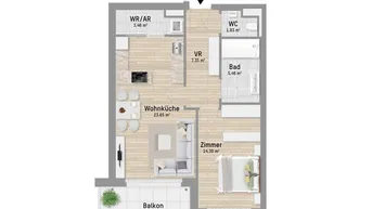 Expose Top geschnittener 2-Zimmer Wohntraum mit bester City-Anbindung. Moderne Ausstattung