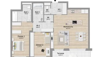 Expose Alles bestens. 3-Zimmer Eigentumswohnung mit Top Aussicht, ausgezeichnetem Grundriss und perfekter Anbindung 