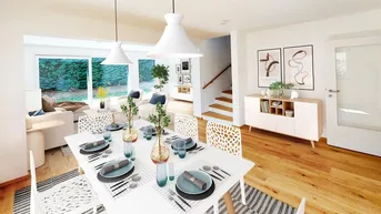 Expose Hoch hinaus. Premium Einzelhaus mit 3 Stockwerken samt wunderbarem Garten und Vollunterkellerung für extra viel Platz