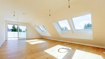 Expose An der Sonnenseite. Helle 3-Zimmer Wohnung mit Terrasse in der Nähe der Donau-Auen. Bezugsfertig