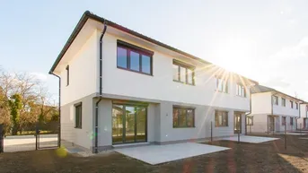 Expose In idyllischer Grünlage: Modernes Wohnglück vor den Toren Wiens. Inkl. Wärmepumpe und Vollkeller