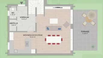 Expose 1220, Arminenstraße, Nur 200 m Luftlinie zur unteren Alten Donau, Einzelhaus 