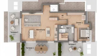 Expose 1210, Langenzersdorfer Straße, In Strebersdorf am Fuße des Bisambergs, 5-Zimmer-Penthouse 