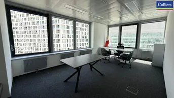 Expose Unternehmenssitz mit Aussicht im Ares Tower | 1220 Kaisermühlen