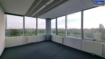 Expose Büro mit Aussicht auf den Donaupark im Saturn Tower | 1220 Kaisermühlen