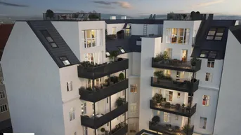 Expose Two Souls: Sonniger 2-Zimmer-Dachgeschoßerstbezug in revitalisierter Altbauliegenschaft