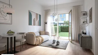 Expose The Temptation: 2-Zimmer-Büroläche mit sonnigem Garten