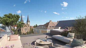 Expose The Anthony: Penthouse mit Terrasse &amp; Dachterrasse - Ihr Traum vom luxuriösen Leben über den Dächern der Stadt