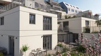 Expose The Anthony: Leben, lieben, genießen - traumhaftes Townhouse mit Gartenidylle und Luxus-Dachterrasse!