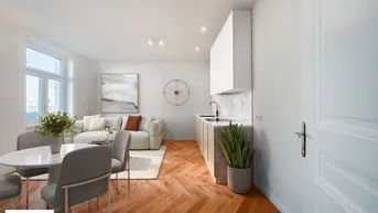 Expose Lichtdurchfluteter 3-Zimmer-Stilaltbau mit modernster Ausstattung und Loggia
