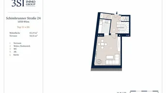 Expose Exklusive Dachgeschoßmaisonette mit Terrasse und traumhaftem Ausblick - in Top-Lage des 5. Bezirks