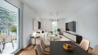 Expose Riverside Living Alte Donau: Exklusive 2-Zimmer-Neubauwohnung mit zwei Balkonen - PROVISIONSFREI!