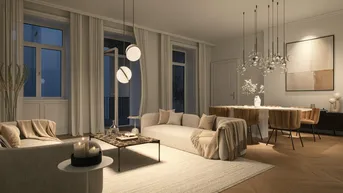 Expose PRUNKSTÜCK: Stilvolle 2-Zimmer-Wohnung im Erstbezug mit Balkon und hochwertigem Design