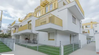 Expose Leben in der eigenen Oase: 2 Zimmer Erstbezug mit Terrasse und Garten